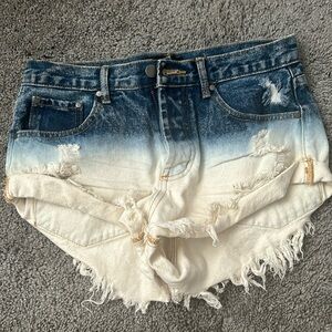 ombre shorts